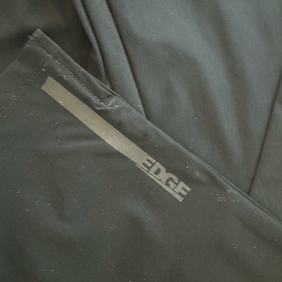 NWOT - Grey's Anatomy Black EDGE scrub pants by Barco 74% Nylon, 24% Spandex - Picture 2 of 8